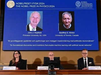 2024 Nobel Fizik Ödülü, “Modern Yapay Zekânın Temelindeki Yöntemleri” icat eden ABD’li ve Kanada’lı ikiliye verildi!